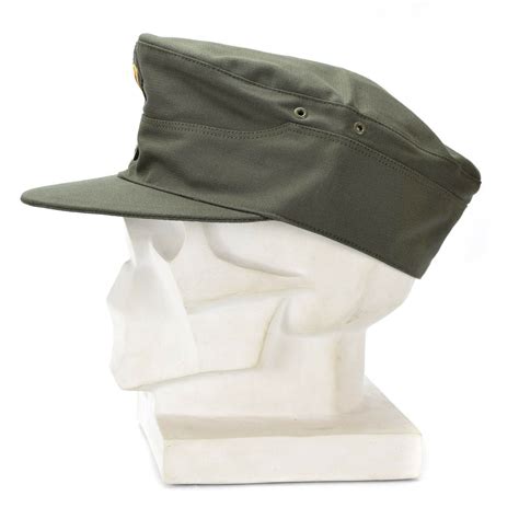 Genuine Original German Army Olive Cap Od Field Tactical Military Hat