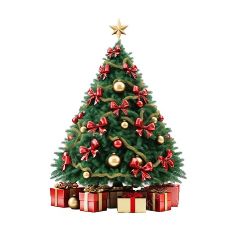 Christmas Tree Png With Ai Generated Christmas Tree Celebration