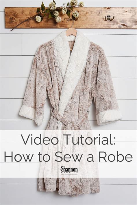 Video Tutorial How To Sew A Robe Klassic Kimono Sewing Tutorial