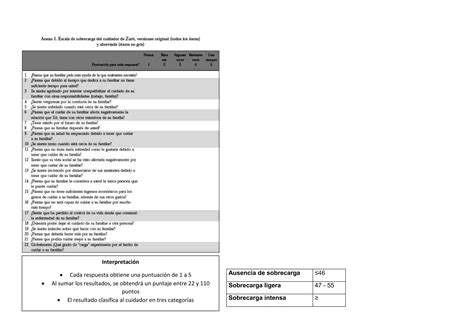 Escalas De Valoraci N Geri Trica Integral Docx