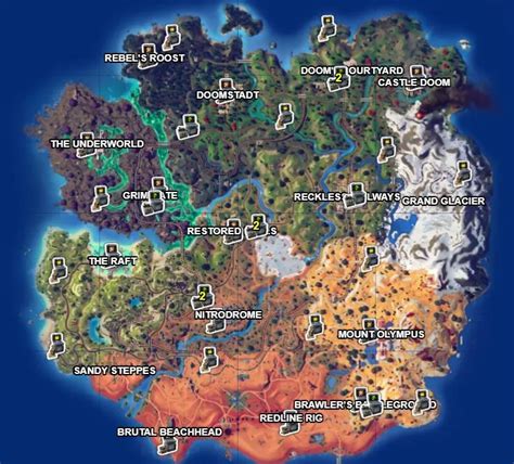 Fortnite Chapter Season All Shadow Briefing Locations