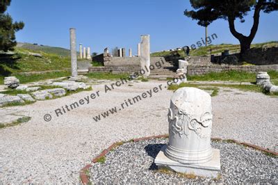 Pergamum Asclepium Entrance Courtyard Ritmeyer Archaeological Design