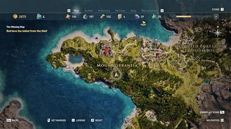 The Missing Map Assassins Creed Odyssey Quest