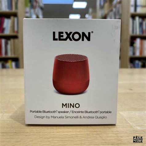 Mini Enceinte Bluetooth Portable Lexon Mino version rouge Pêle