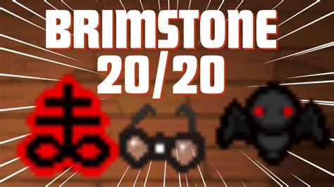 BRIMSTONE CON LAS GAFAS Tainted Lost Streak The Binding Of Isaac