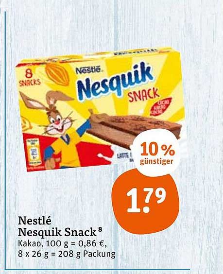 Nestl Nesquik Snack Angebot Bei Tegut Prospekte De