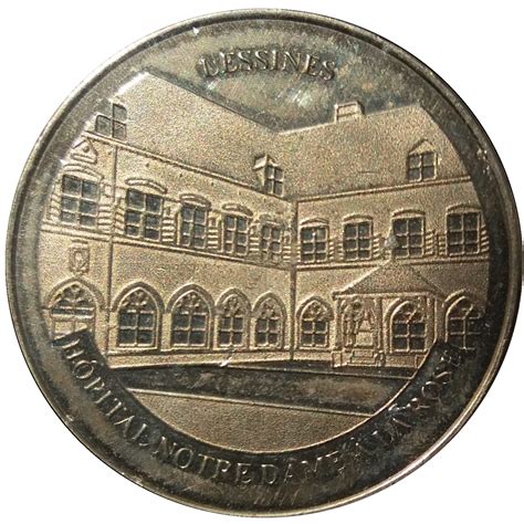 Belgian Heritage Collectors Coin Lessines Hôpital Notre Dame À la