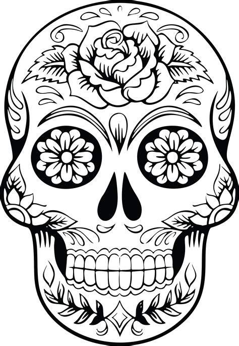 Free Clipart Of A Sugar Skull