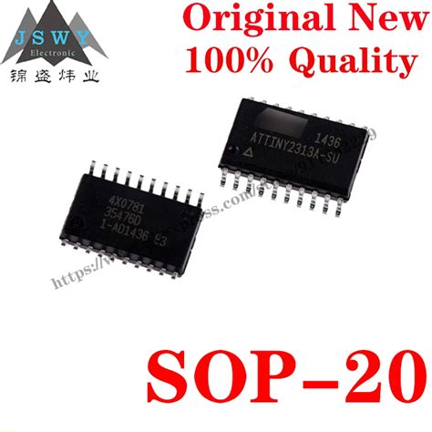 Pcs Attiny A Su Sop Semiconductor Bit Microcontroller Mcu