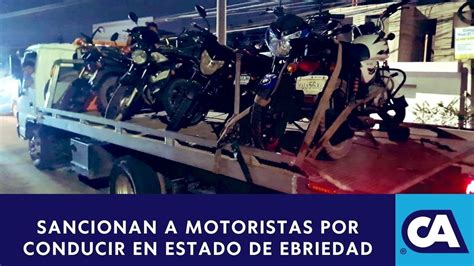 Multan A Motoristas Por Conducir En Estado De Ebriedad En Villa Nueva