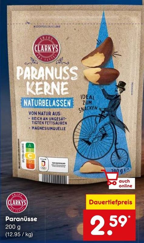 CLARKYS Paranüsse 200 g Angebot bei Netto Marken Discount