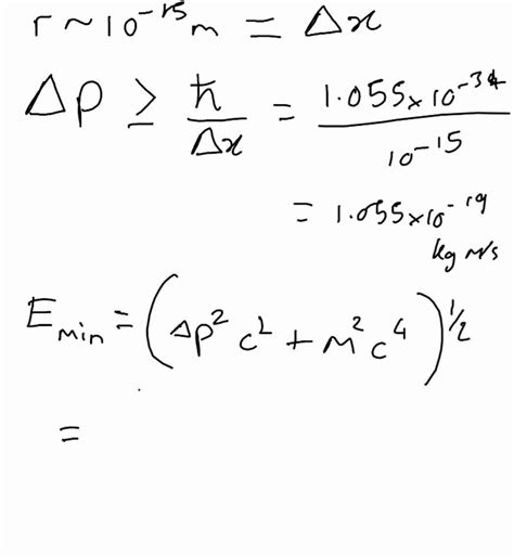 Solved Iii Use The Uncertainty Principle To Show That If An Electron