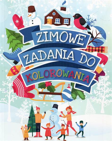 Amazon Zimowe Zadania Do Kolorowania Anna