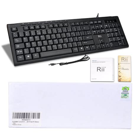 Buy Rii Rk Usb Wired Keyboard Full Size Office Keyboard Compatible