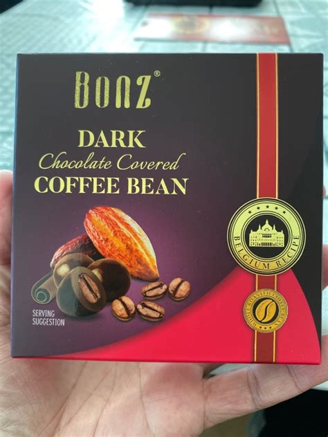 Bonz Dark Chocolate Covered Coffee Bean Source