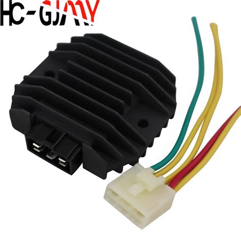 Motorcycle Voltage Regulator Rectifier Charger With Plug For Yamaha T