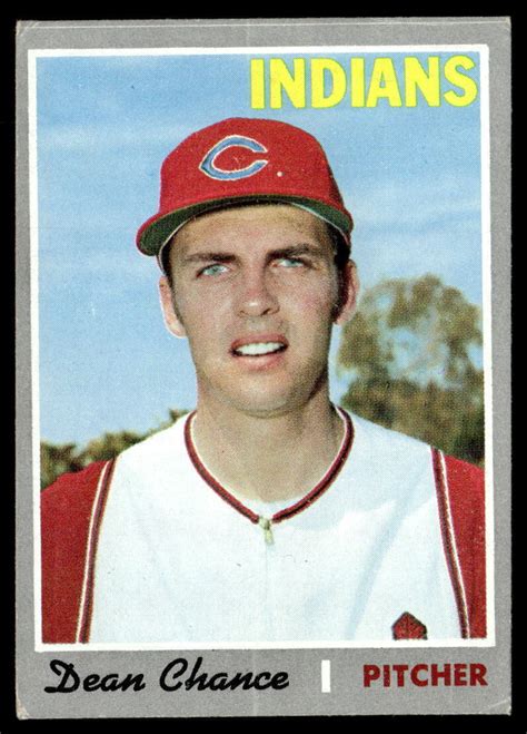 1970 Topps 625 Dean Chance VG EX B111R1 EBay