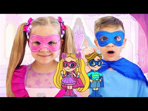 Diana and Roma Superhero Adventure - Videos For Kids