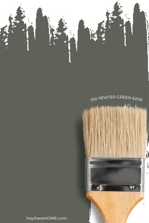 Sherwin Williams Pewter Green Paint Color Review Hey There Home