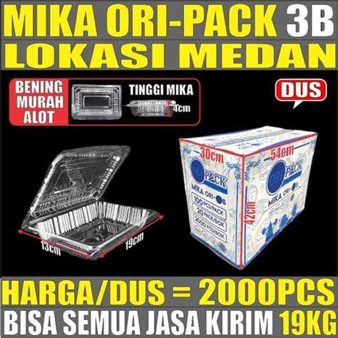 Jual Mika Kue Kecil Uk Tray Box Kemasan Makanan Jajanan Pasar Plastik