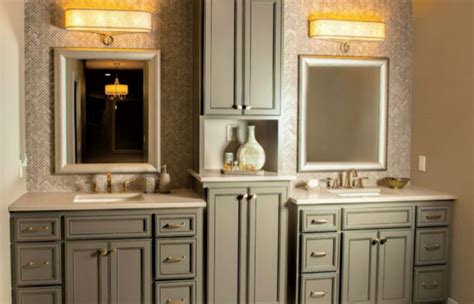 Remarkable Bathroom Vanity Linen Cabinet Combo Photos Rejalexa