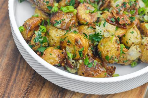 Grilled Potato Salad with Whole Grain Mustard Dressing Recipe :: The ...