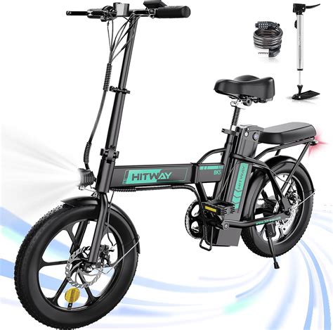 HITWAY Electric Bike For Adults E Bike With 36V 12Ah Removable Battery