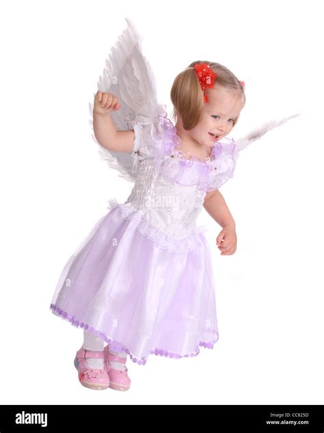 Angel child with wings Stock Photo - Alamy