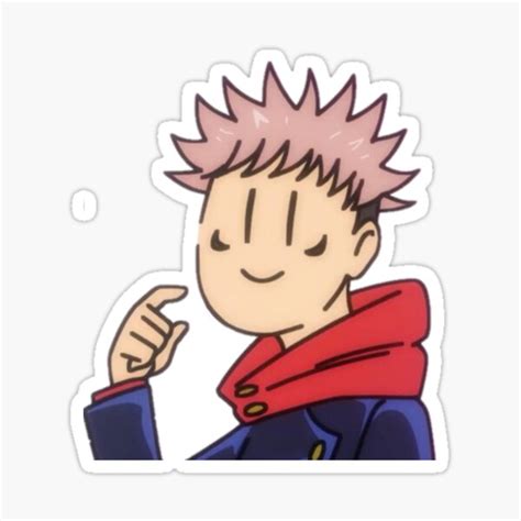 "Itadori Yuji funny" Sticker for Sale by HDR-design | Redbubble