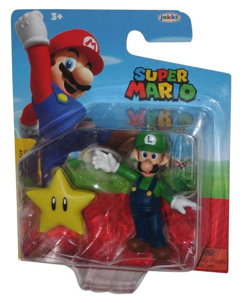 World Of Nintendo Super Mario Bros Luigi 2020 Jakks Pacific 2 5 Inch