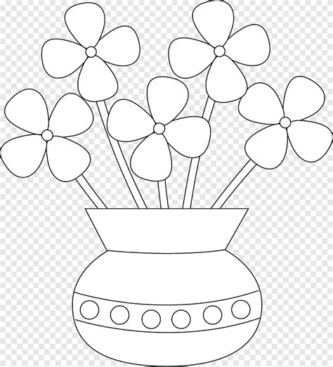 Flower Pot Drawing Images | Best Flower Site