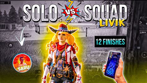 Solo Vs Squad Highest Kill In Livik Vivo S1 Bgmi Gameplay 4