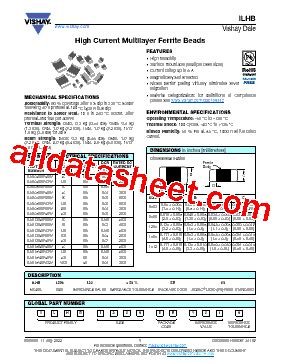 Ilhb V Datasheet Pdf Vishay Siliconix