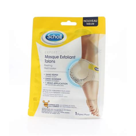 Scholl Expert Care Masque Exfoliant Talons 1 Paire Univers Pharmacie