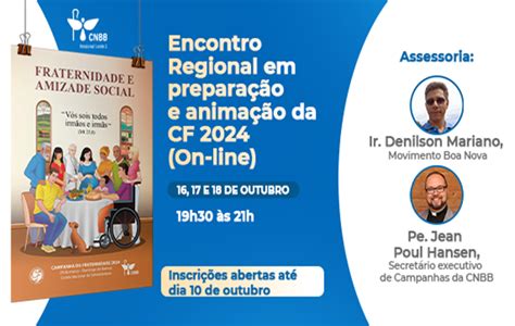 Cnbb Leste Promove Encontro Regional Em Prepara O E Anima O Da Cf