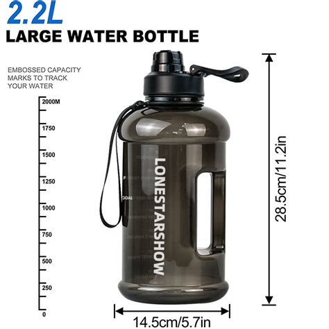 Custom Bpa Free 73oz Half Gallon Jug 2200ml Gym Drinking Bottle Best Seller 2 2l Adults Food