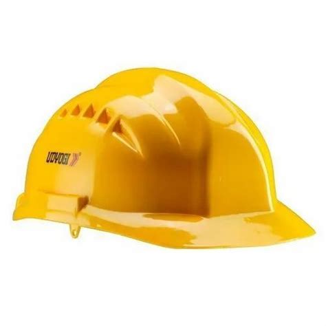 HDPE Yellow Udyogi Industrial Safety Helmets Size Medium At Rs 150