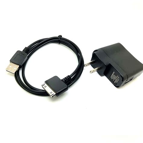 2IN1 USB Data SYNC Cable Wall Charger For SANDISK Sansa E200 E250