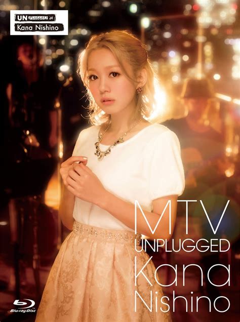 西野カナ「mtv Unplugged Kana Nishino」初回限定盤blu Rayジャケット 西野カナ、mtvアコースティックライブ