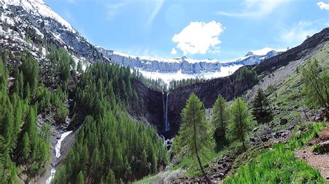 Cascade De La Pisse Et Tour De Planure Par Le Refuge Du Touron