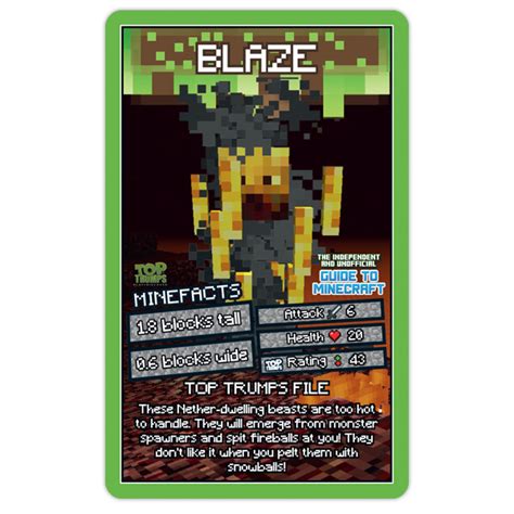 Top Trumps Specials The Independent And Unofficial Guide To Minecraft