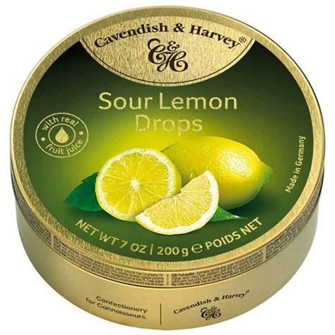 Cavendish And Harvey Sour Lemon Drops 200g