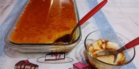 Receita De Flan De Baunilha De Padaria Muito Simples