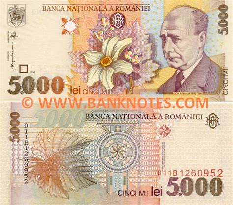 Romania Lei Romanian Currency Bank Notes Paper Money