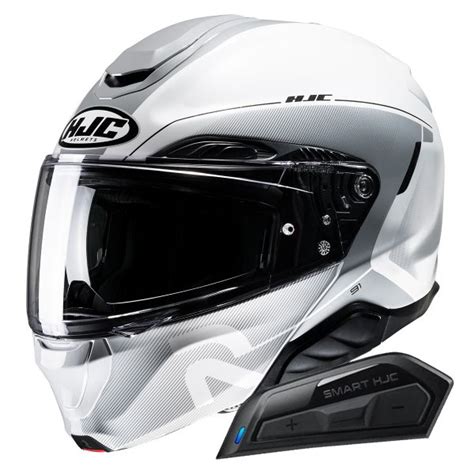 Pack Casco Moto Kit Bluetooth HJC RPHA91 Combust MC10 Kit