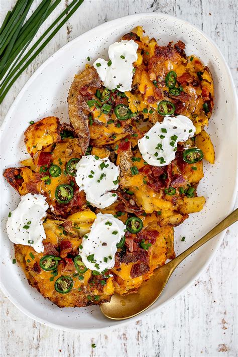 Loaded Smashed Potatoes