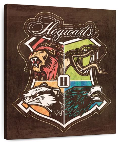 Harry Potter Hogwarts Coat Of Arms Wall Art | Digital Art