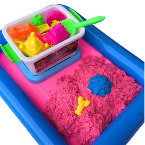 Kinetic Magic Motion Colorful Sand Kid Child Indoor Play Craft Non