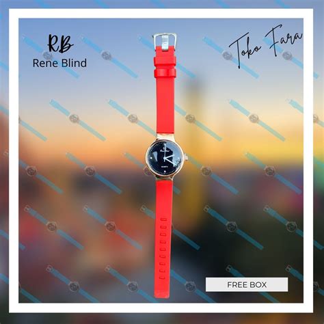 Jual Jam Tangan Karet Warna Warni Anak Remaja Wanita Murah Rene Blind