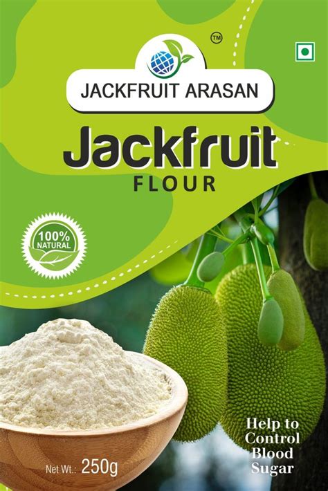 Indian Tamil Nadu A Grade Jackfruit Flour Box Packaging Size Gm